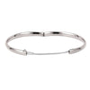 14k White Gold 4.75mm Hinged Bangle Bracelet 14k White Gold 4.75mm Hinged Bangle Bracelet