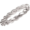 14K White Gold Size 6 Twisted Rope Band 14K White Gold Size 6 Twisted Rope Band