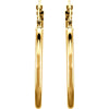 14k Yellow Gold 30mm Tube Hoop Earrings 14k Yellow Gold 30mm Tube Hoop Earrings