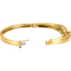 14k Yellow Gold Hinged Bangle Bracelet 14k Yellow Gold Hinged Bangle Bracelet