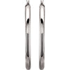 14k White Gold 40mm Tube Hoop Earrings 14k White Gold 40mm Tube Hoop Earrings