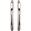 14k White Gold 35mm Tube Hoop Earrings 14k White Gold 35mm Tube Hoop Earrings
