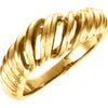 Metal Fashion Ring in 14k Yellow Gold ( Size 6 ) Metal Fashion Ring in 14k Yellow Gold ( Size 6 )
