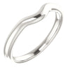 Sterling Silver Matching Band For 4.1mm Round Ring (Size 6)