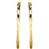 14k Yellow Gold 34mm Tube Hoop Earrings 14k Yellow Gold 34mm Tube Hoop Earrings