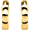 14k Yellow Gold 11.5mm Hinged Hoop Earrings 14k Yellow Gold 11.5mm Hinged Hoop Earrings