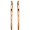 14k Rose Gold 40mm Hoop Earrings 14k Rose Gold 40mm Hoop Earrings