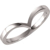 14K White Gold V-Shaped Band (Size 6) 14K White Gold V-Shaped Band (Size 6)