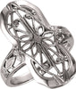 14K White Gold Filigree Ring (Size 6) 14K White Gold Filigree Ring (Size 6)