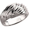 Metal Fashion Ring in 14k White Gold ( Size 6 ) Metal Fashion Ring in 14k White Gold ( Size 6 )