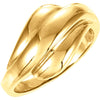 Metal Fashion Ring in 14K Yellow Gold (Size 6) Metal Fashion Ring in 14K Yellow Gold (Size 6)