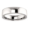 14k White Gold 6mm Band Size 11 14k White Gold 6mm Band Size 11