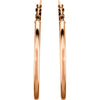 14k Rose Gold 34mm Hoop Earrings