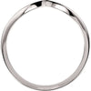 14k White Gold "V" Ring, Size 6 14k White Gold "V" Ring, Size 6