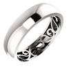 14k White Gold 6mm Wedding Band for Men, Size 10.5 14k White Gold 6mm Wedding Band for Men, Size 10.5