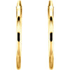 14k Yellow Gold 15mm Endless Hoop Earrings 14k Yellow Gold 15mm Endless Hoop Earrings