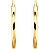 14k Yellow Gold 12mm Endless Hoop Earrings 14k Yellow Gold 12mm Endless Hoop Earrings