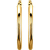14k Yellow Gold 35mm Tube Hoop Earrings 14k Yellow Gold 35mm Tube Hoop Earrings