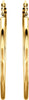 14K Yellow Gold 40mm Tube Hoop Earrings 14K Yellow Gold 40mm Tube Hoop Earrings