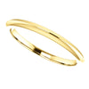 14k Yellow Gold Knife Edge Band, Size 7 14k Yellow Gold Knife Edge Band, Size 7