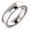 14k White Gold 5mm Wedding Band for Men, Size 11 14k White Gold 5mm Wedding Band for Men, Size 11