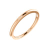 14k Rose Gold 1.5mm Comfort-Fit Band, Size 5 14k Rose Gold 1.5mm Comfort-Fit Band, Size 5