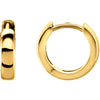 14K Yellow Gold 11.5mm Hinged Hoop Earrings 14K Yellow Gold 11.5mm Hinged Hoop Earrings