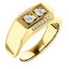 14k Yellow Gold 1/2 ctw. Men's Diamond Ring, Size 11