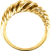 14k Yellow Gold Freeform Ring, Size 6 14k Yellow Gold Freeform Ring, Size 6