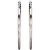 14k White Gold 40mm Hoop Earrings 14k White Gold 40mm Hoop Earrings