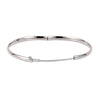 14k White Gold 4mm Hinged Bangle Bracelet 14k White Gold 4mm Hinged Bangle Bracelet