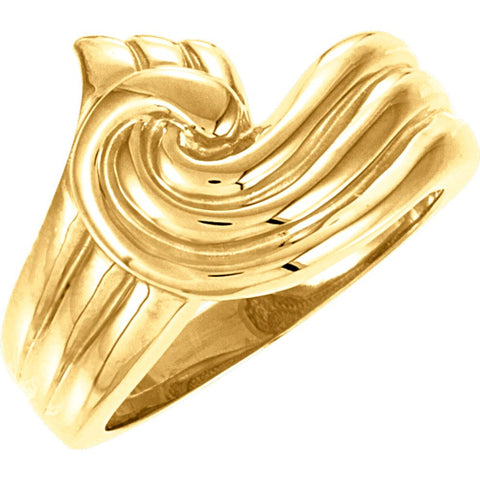 14k Yellow Gold Fashion Ring, Size 6 14k Yellow Gold Fashion Ring, Size 6
