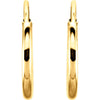 14K Yellow Gold 10mm Endless Hoop Earrings 14K Yellow Gold 10mm Endless Hoop Earrings