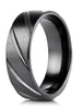 Benchmark-Black-Titanium-7mm-Comfort-Fit-Swirl-Pattern-Design-Ring--Size-6--CF67550BKT06