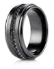 Benchmark-Black-Titanium-9mm-Comfort-Fit-Black-CZ-Eternity-Ring--Size-6--CF69491BKT06