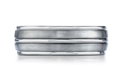 Benchmark-Titanium-8-mm-Comfort-Fit-Satin-Finished-Round-Edge-Design-Wedding-Band-Ring--Size-6.5--RECF58180T06.5