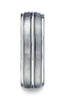 Benchmark-Titanium-8-mm-Comfort-Fit-Satin-Finished-Round-Edge-Design-Wedding-Band-Ring--Size-7--RECF58180T07