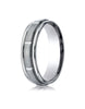 Benchmark-Titanium-6mm-Comfort-Fit-Satin-Finished-Round-Edge-Sectional-Design-Wedding-Band-Ring--Size-6--RECF76452T06