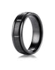Benchmark-Black-Titanium-7mm-Comfort-Fit-Satin-Finished-Round-Edge-Design-Wedding-Band-Ring--Size-6--RECF77452BKT06