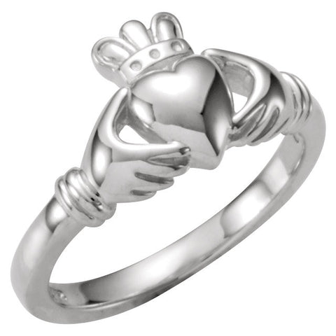 Sterling Silver Youth Claddagh Ring, Size 5 Sterling Silver Youth Claddagh Ring, Size 5