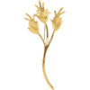 Metal Fashion Brooch in 14k Yellow Gold Metal Fashion Brooch in 14k Yellow Gold