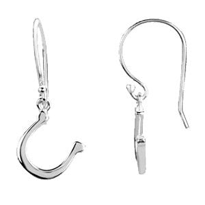 Sterling Silver Petite Horseshoe Earrings