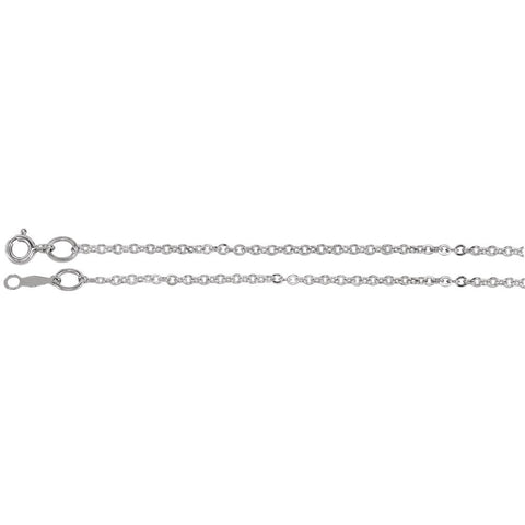 Sterling Silver 1.75mm Cable 20" Chain Sterling Silver 1.75mm Cable 20" Chain