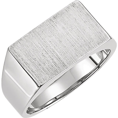 Sterling Silver Signet Ring, Size 7 Sterling Silver Signet Ring, Size 7
