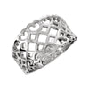 Fashion Wedding Band Ring in 14k White Gold ( Size 6 ) Fashion Wedding Band Ring in 14k White Gold ( Size 6 )
