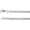 3 mm Domed Omega Chain in Sterling Silver ( 18 Inch ) 3 mm Domed Omega Chain in Sterling Silver ( 18 Inch )