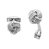 14k White Gold Knot Cuff Links 14k White Gold Knot Cuff Links