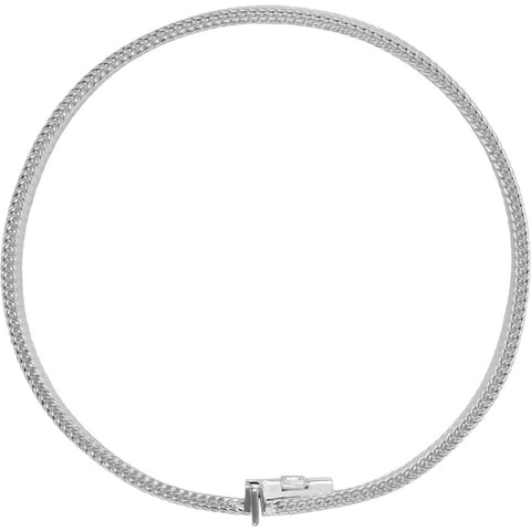Sterling Silver Hollow Fox Mesh 8" Chain Sterling Silver Hollow Fox Mesh 8" Chain