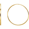 14K Yellow Gold 24mm Endless Hoop Earrings 14K Yellow Gold 24mm Endless Hoop Earrings