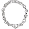 6.75 mm Flat Cable Chain Bracelet in Sterling Silver ( 7-Inch ) 6.75 mm Flat Cable Chain Bracelet in Sterling Silver ( 7-Inch )